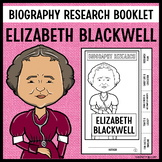 Elizabeth Blackwell Biography Research Booklet