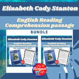 Elizabeth Cady Stanton - English Biography Activity Bundle