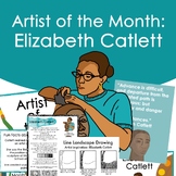 Elizabeth Catlett Inspired Artist of the Month Bulletin Bo