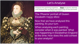 Elizabeth I Portraits (Art Analysis/Scavenger Hunt)
