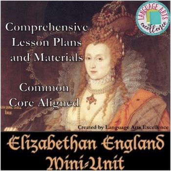 Preview of Elizabethan England Differentiated Mini-Unit