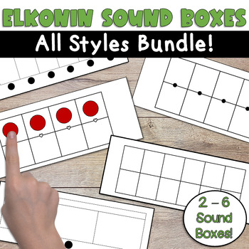 Preview of Elkonin Sound Boxes - All Styles Bundle (Personal & Commercial Use)