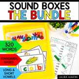 Elkonin Sound Boxes Bundle - Word Work Boxes - Segmenting 