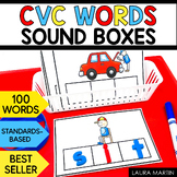Elkonin Sound Boxes - Short Vowels CVC - Blending Segmenti