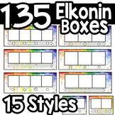 Elkonin boxes blank Sound Boxes 