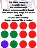 Ella, Ella Lyric Page & Boomwhacker Chart