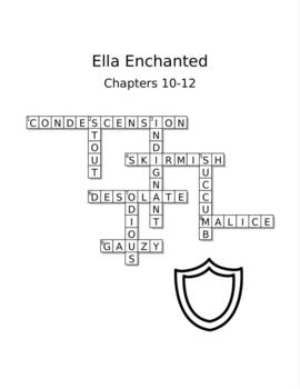 Ella Enchanted Companion Crossword Puzzles by Sarah #39 s Special Scaffolds