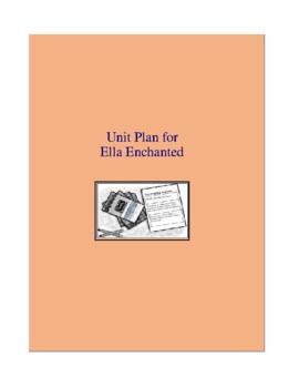 Preview of Ella Enchanted Complete Literature and Grammar Unit