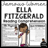Ella Fitzgerald Reading Comprehension Worksheet Famous Wom
