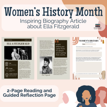 Preview of Ella Fitzgerald - Women’s History Month Reading