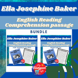 Ella Josephine Baker - English Biography Activity Bundle -