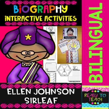 Preview of Ellen Johnson Sirleaf - Interactive Activities - Dual Language