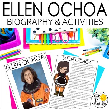 Preview of Ellen Ochoa Biography, Graphic Organizers, & Activities Hispanic Heritage Month