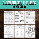 Ellen Outside the Lines Novel Study Activity Bundle