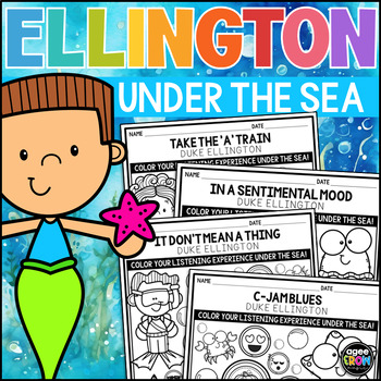 Preview of Ellington Under the Sea | SEL Classical Music Listening Activities for Summer