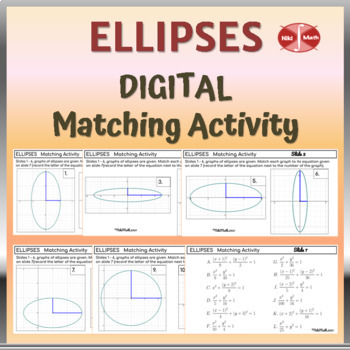 Preview of Ellipses - Digital Matching Activity