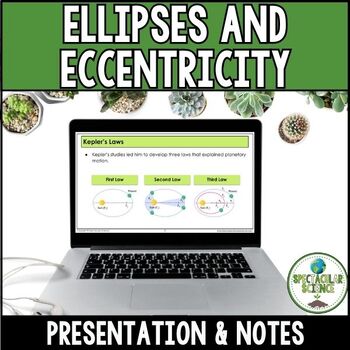 Preview of Ellipses and Eccentricity Presentation & Guided Notes