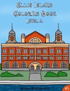 Preview of Ellis Island Coloring Book-Level A