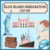 Ellis Island Immigration Clip Art