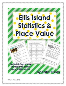 Preview of Ellis Island Immigration Statistics and Place Value Activities