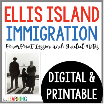 Preview of Ellis Island Immigration Lesson and Notes Activity