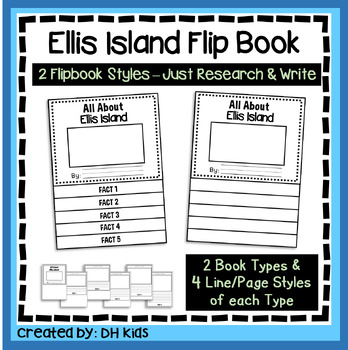 Preview of Ellis Island Report, US History Research Project, Immigration, New York