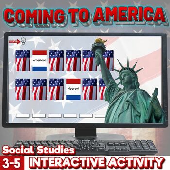 Preview of Ellis Island Digital Interactive Activity - Immigration to America Upper Grades