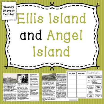 Preview of Ellis Island and Angel Island