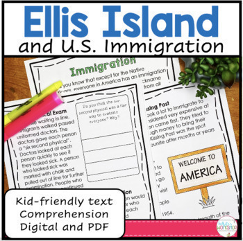 Preview of Ellis Island and Immigration | US History Curriculum