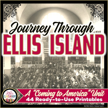 Preview of Immigration: Ellis Island Activities - Immigration Project