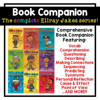 Preview of Ellray Jakes COMPLETE SERIES Novel Study | Book Companion | Comprehension