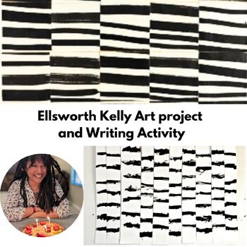 Preview of Ellsworth Kelly Art Lesson 1st - 4th Grade Twenty Squares Art History