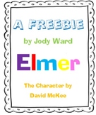 Elmer Freebie Character for Art Activity