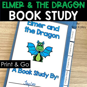 Preview of Elmer and the Dragon Novel Study - Literature Study