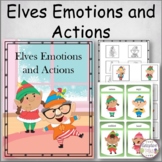 Elves Emotions and Actions Flashcards and Matching Set