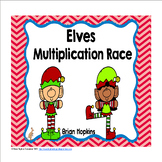 Multiplication Game - Math Center with Elves Theme