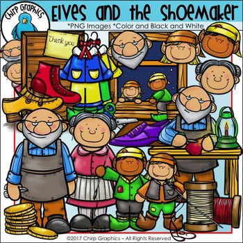 the elves and the shoemaker clipart house