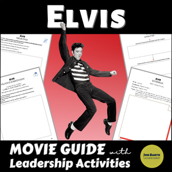 Preview of Elvis Movie Guide with Discussion Questions, Writing Activities & Worksheets