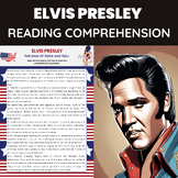 Elvis Presley Biography Reading Comprehension Worksheet | 