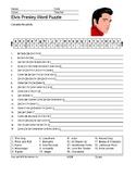 Elvis Presley Word Search Worksheet and Printable Vocabula