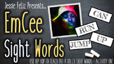 EmCee Sight Words Pre-K Activity One (PowerPoint, Music, S