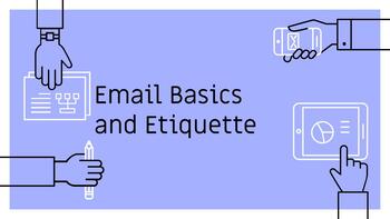 Preview of Email Basics and Etiquette Lesson/Presentation