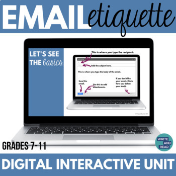 Preview of Email Etiquette | Digital Interactive Unit