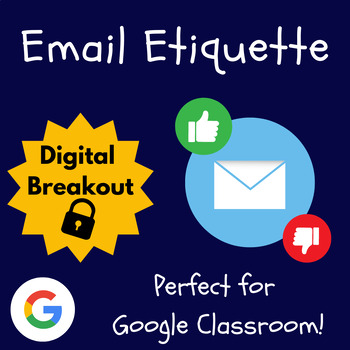 Preview of Email Etiquette Escape Room | Digital Citizenship Digital Breakout