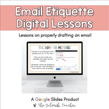 Preview of Email Etiquette Lesson (& How to Write an Email)