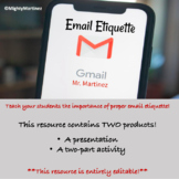 Email Etiquette [Presentation & Activity] - Excellent for 