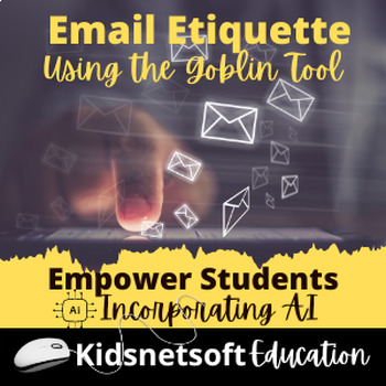 Preview of Email Etiquette using Goblin Tools, an AI App that helps send professional email