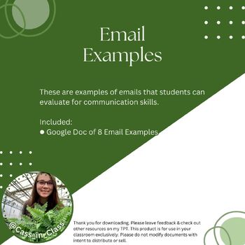 Preview of Email Examples
