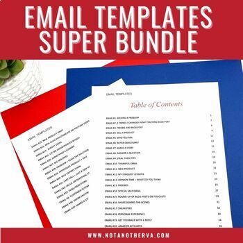 Preview of Email Templates Growing Super Bundle