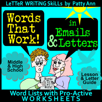 Preview of Email Template & Letter Writing Prompts for Sentence Building Structure WorkBook